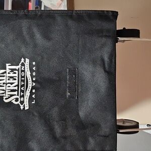 Main Street Station Black Backpack